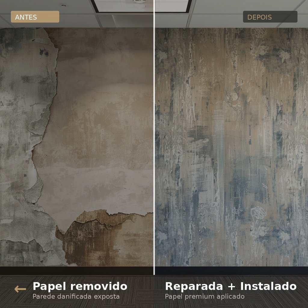 Antes e depois da revitalização